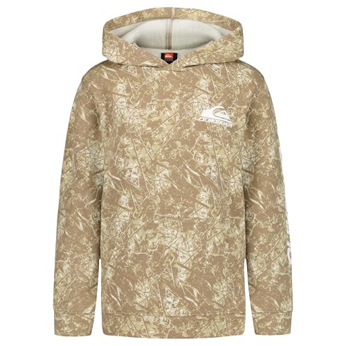Image of Quiksilver Boys' Pullover Hoodie Sweatshirt, Soft & Comfortable Fleece, Front Pocket