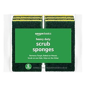 Amazon Fundamentals Sponges, 6-Pack