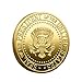2025 Donald J. Trump Commemorative Coin – Gold Plated, 3D Limited Edition Liberty Eagle 47th President Seal Replica – Historical Challenge Coin, Trump Supporter Gift, Second Term Collectible