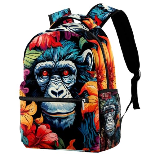 Sac à dos de voyage enfant singe K : fini le désordre avec le porte-bouteille