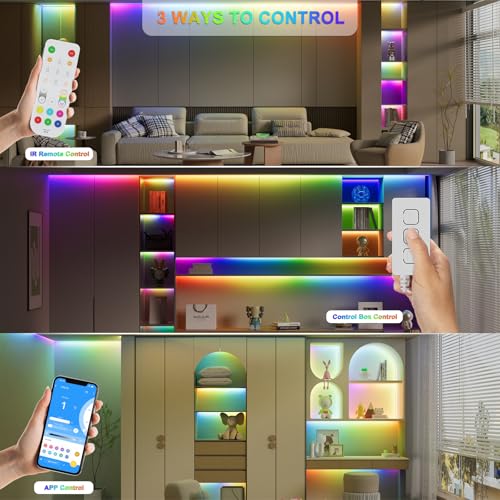 Tira de LED RGB Smart IC COB 2m PAUTIX multicolor miniatura 3