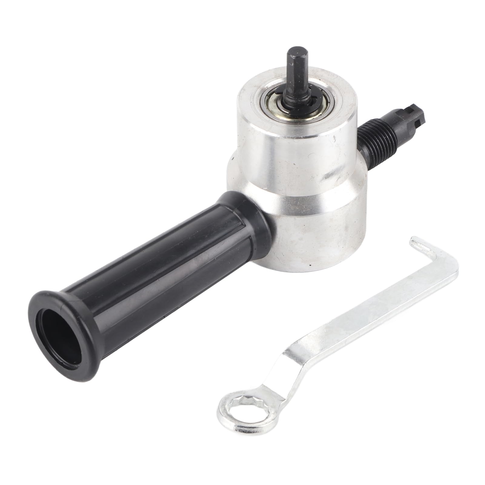 FLEXMAN Metal Nibbler Drill Attachment, Double Head Sheet Metal Nibbler Cutter, Versatile Nibbler Drill Attachment for Metal Cutting, Machining, Woodworking