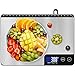 Diyife Bilancia Cucina, [1g-15kg] Bilancia da Cucina con Display LCD Retroilluminato Bilancia Cucina Digitale con Pannello Grande da 22,8 x 16 cm per Cottura, Gioielleria, Medicina (Batterie Incluse)