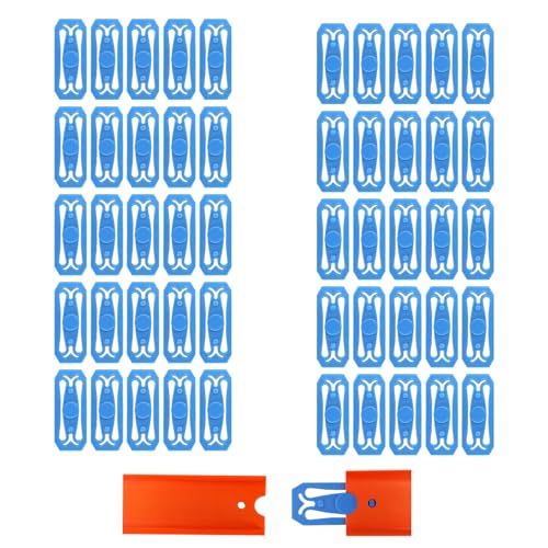 ARSUNOVO Racetrack Connectors Set of 50 Compatible with Hotwheels