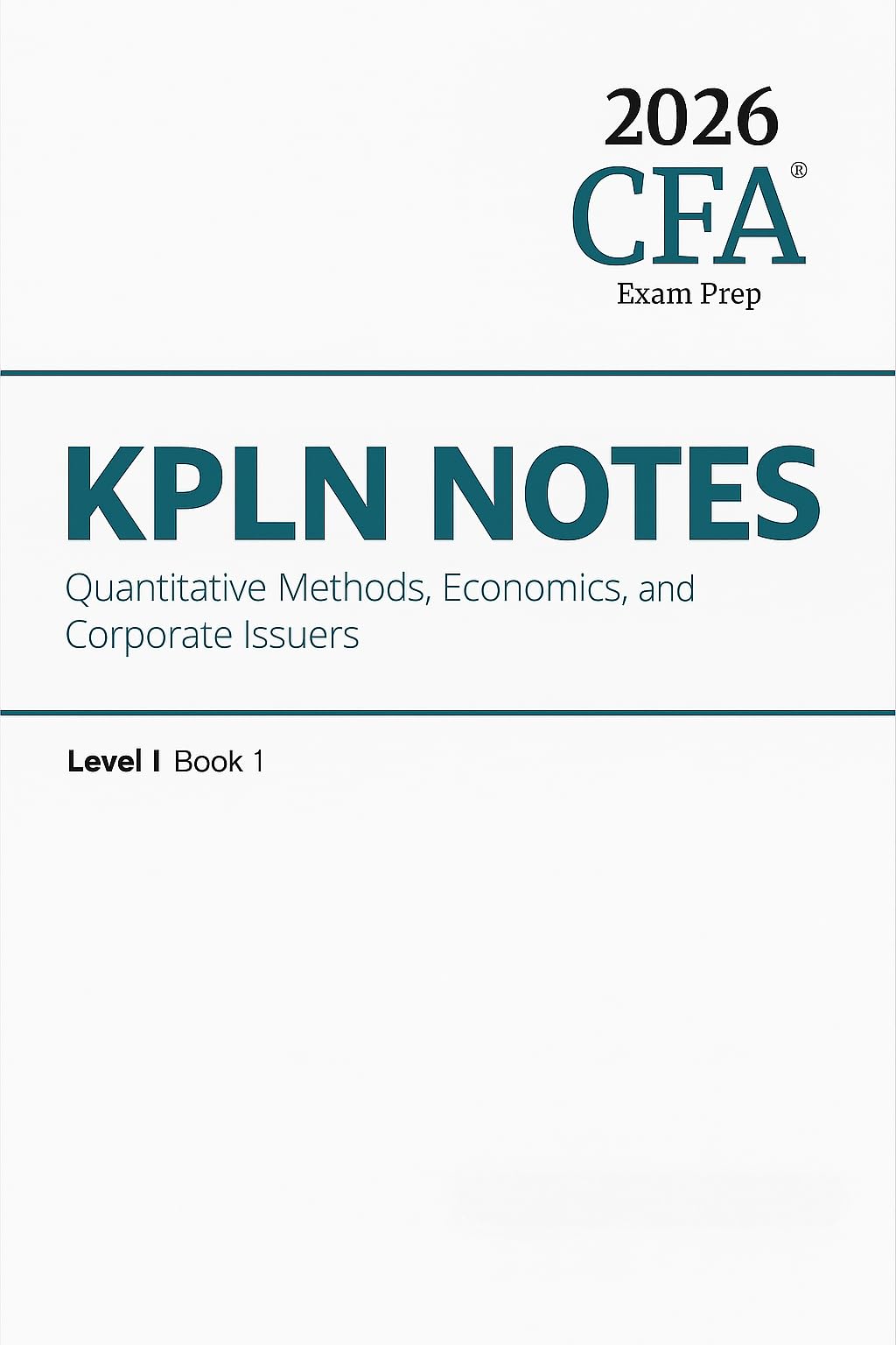 2026 CFA Program Curriculum Level I, Volume 8: Alternative Investments