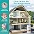 SimPure 10"x4.5" Pleated Sediment Water Filter, 20 Micron Whole House Water Filter Cartridge for Well Water Compatible with FXHSC, ECP20-BB, R50-BBSA, CB1-SED10-BB (4 Pack)