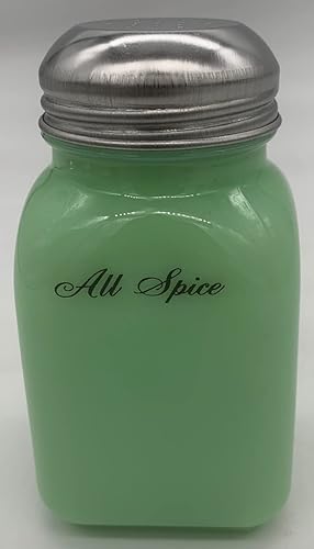Miniatura 5 de Tarro de especias - Coctelera cuadrada para estufa, fabricado en Estados Unidos, Mosser Glass USA, jadeíta, jade (hierba de eneldo)