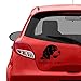 Beagle Pets voiture Bumper Stickers – Stickers pour voiture – pour voiture – En vinyle noir/Best autocollants
