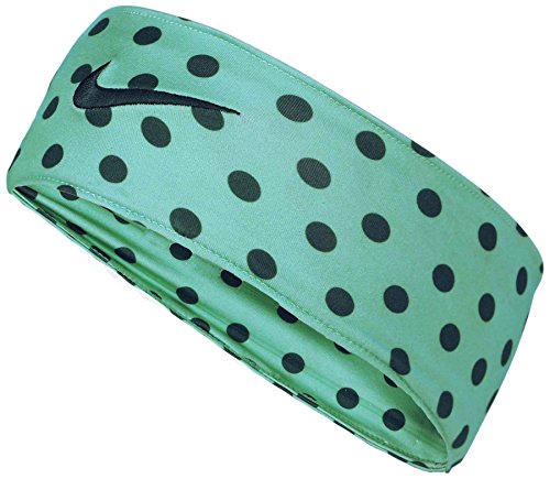 Nike Fury Polka Dot Headband.OSFM(Agua Teal)