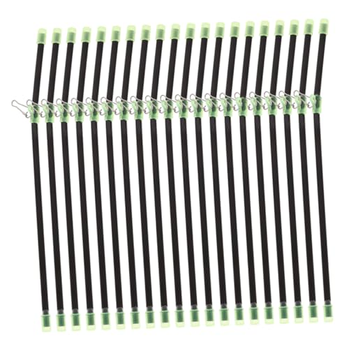 Mikikit Abs Material Anti Tangle Boom for Fishing Rod 20pcs Lure Wraps Swivel Hooks Versatile for Sea Freshwater