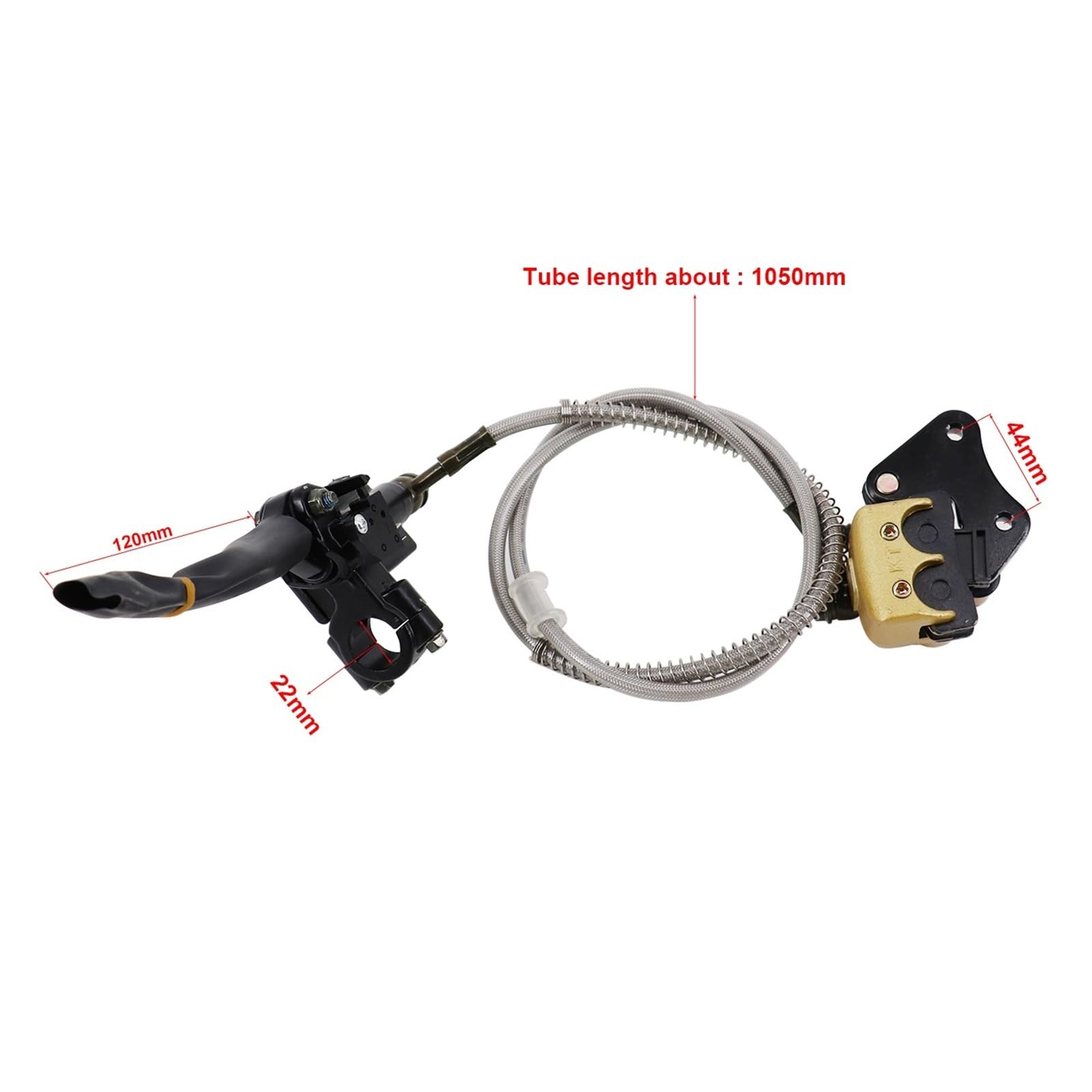 Disco freno flottante Kit Freno A Disco Anteriore Per Motocicletta, Idraulico Per Scooter Per BBR TTR Da Per 110 Cc, 125 E 140(1 Set)