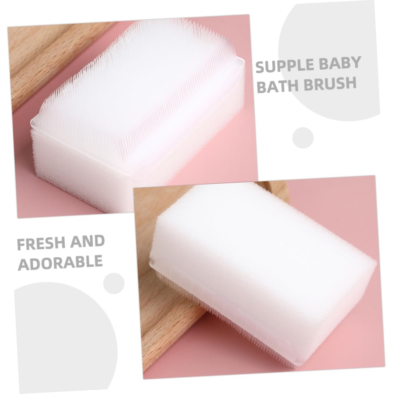 Gadpiparty 5 Series Dispositivo De Entrenamiento Sensorial Cepillos Para Bebés Y Pequeños De Baño Cepillo Sensorial Para La Cabeza Del Cepillo Para Fregar Para 4 piezas x 5