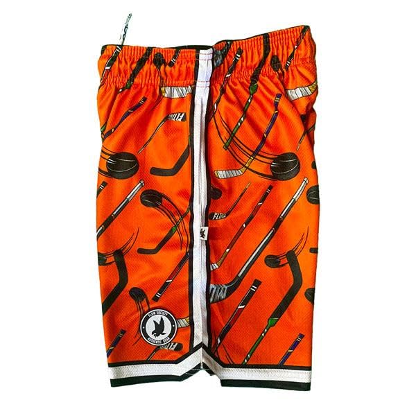 Flow Society Boys Flow Hockey Sticks Shorts - Patterned Shorts - Kids Hockey Gear - Youth Hockey Gear for Boys2