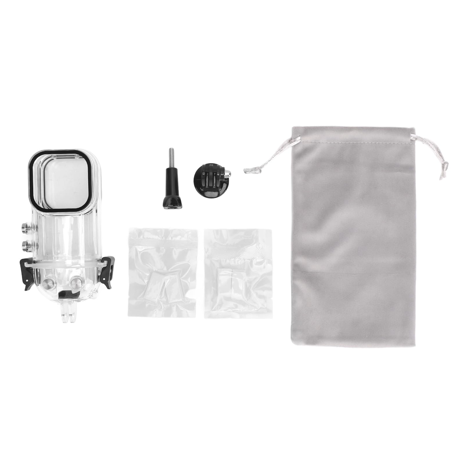 VBESTLIFE Wasserdichtes Action-Kamera-Gehäuse für X3, Wasserdichtes Gehäuse für One X3 Action-Kamera, Unterwasser-Tauchschutzgehäuse 45 M mit Halterungszubehör