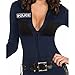Forum Novelties womens Traffic Stopping Cop Costume, Blue, Large/Medium