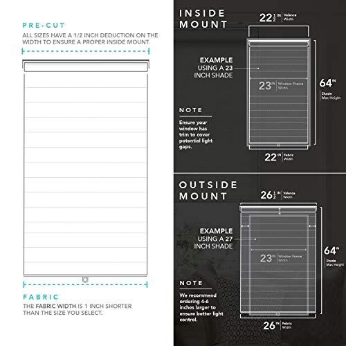 Chicology Roller Shades , Cordless Blinds , Window Shades For Home , Roller Window Shades , Window Treatments , Door Blinds , Light Filtering Shades , Felton Sand (Natural Woven) , 33"W X 72"H #TOP7