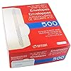 Top Flight PSTF10NWT #10 Envelopes, Strip & Seal, Security Tinted, White Paper, 24 lb, 500 Count