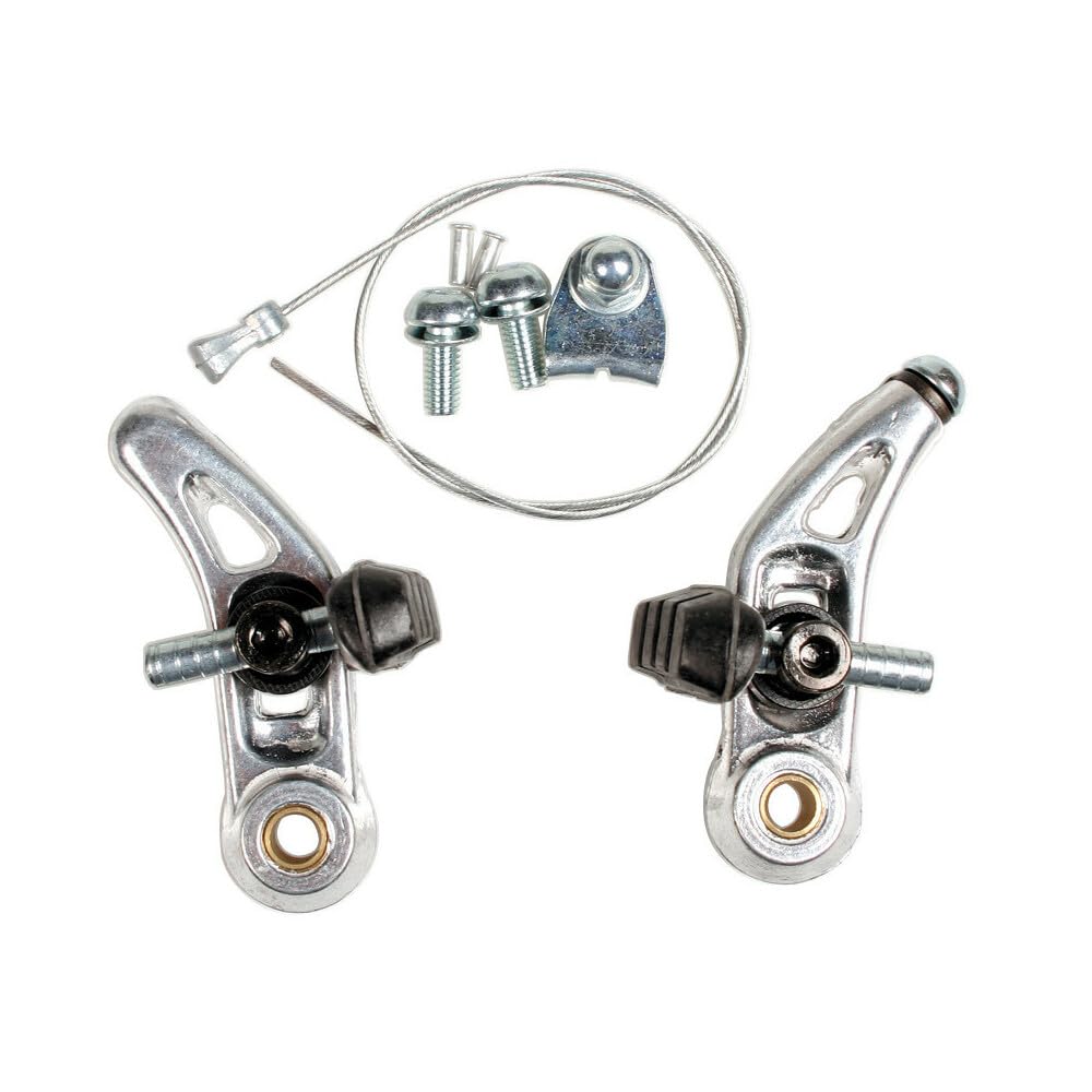 Front+rear aluminium cantilever brake set
