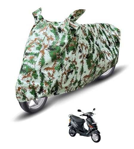 Image of Auto Hub Waterproof Scooty Cover Compatible with Hero E Sprint Dustproof, UV Protection Two Wheeler Scooty E Sprint Cover - Forest