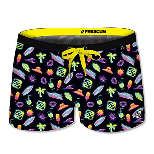  FREEGUN Maillot de Bain Enfant (8/10 Ans, Miami)