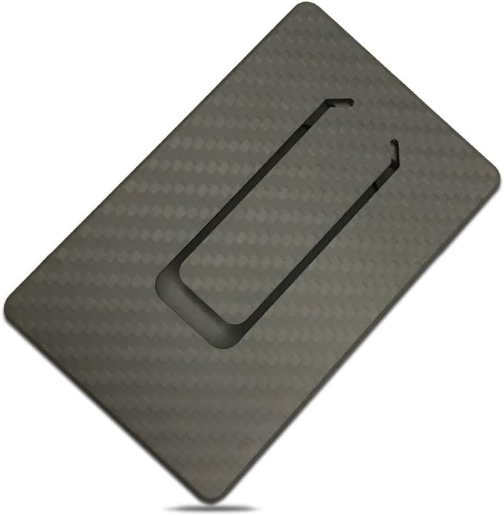 Ziise Slim Men's Carbon Fiber Magnet Wallet Car Holder+Keys Coins Pocket+Money Clip