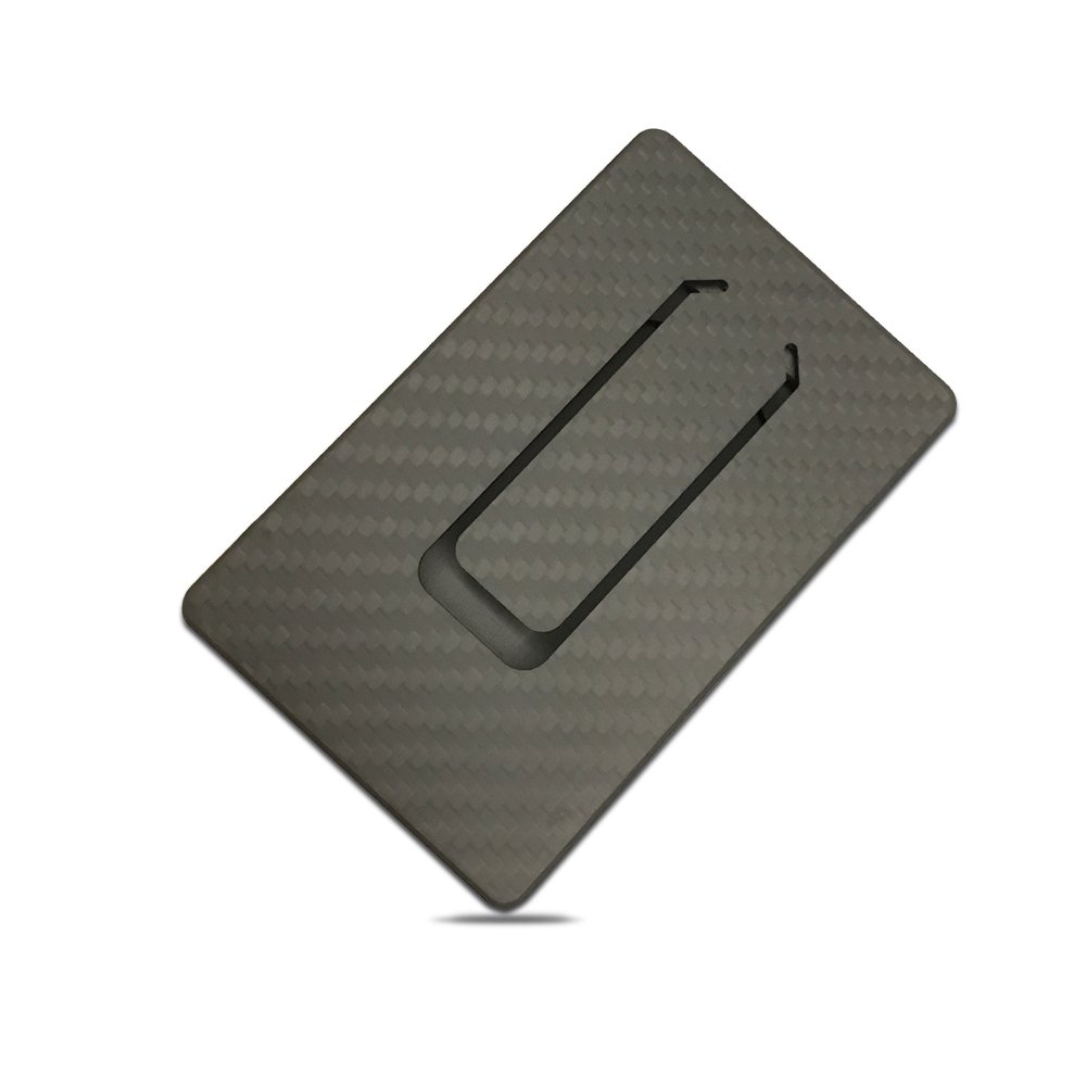 Ziise Slim Men's Carbon Fiber Magnet Wallet Car Holder+Keys Coins Pocket+Money Clip