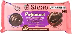 SICAO CHOCOLATE MEIO AMARGO EM BARRA 1,01KG - CRD-BL-7021370-B94