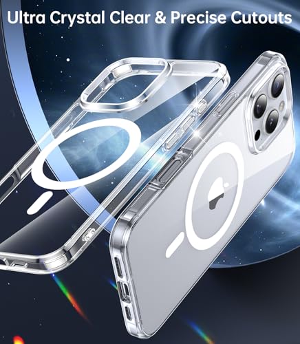 Étui pour iPhone 16 Pro transparent premium et résistant aux impacts compatible MagSafe - 5