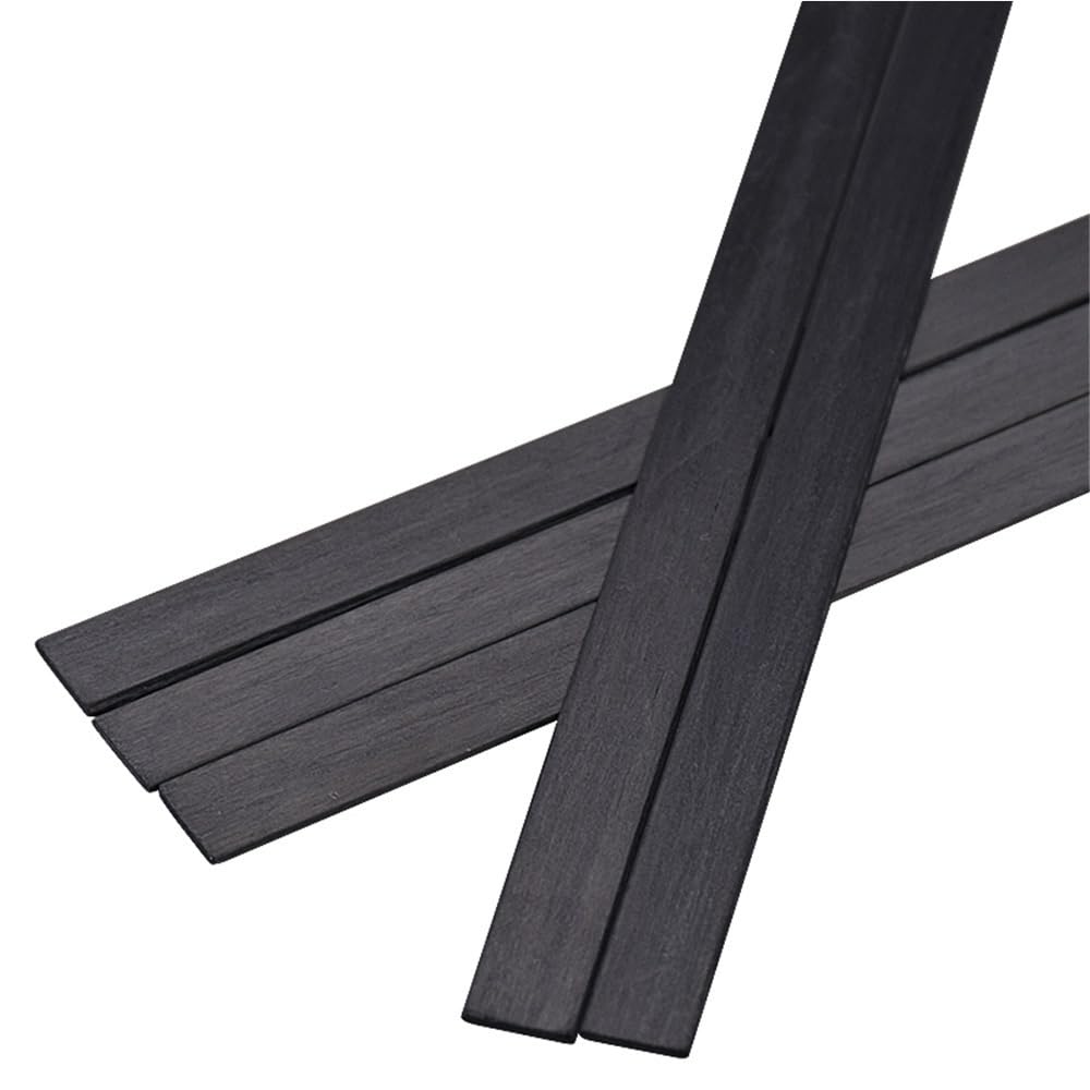 2 szt. Arkuszy z włókna węglowego 500 mm - Płyty z włókna węglowego o wysokiej sztywności do budowy modeli(4.0x6.0x500mm)