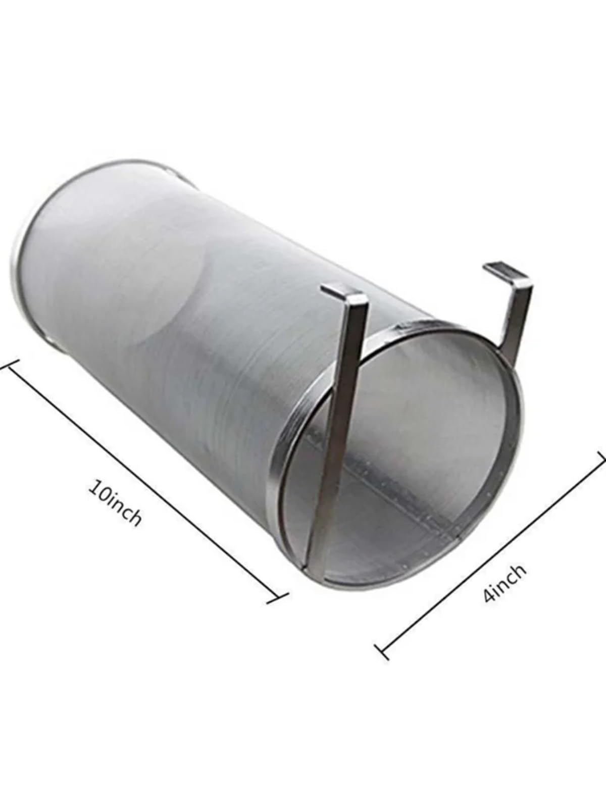 Tamiz para harina, Tamiz de harina acero inoxidable 300 micras, 1 unidad, filtro malla for cerveza casera y lúpulo(10x25.5cm)