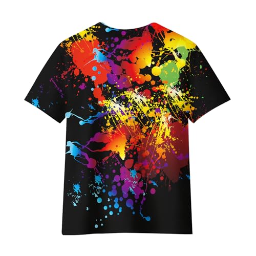 Boys Girls T Shirts 3D Printed Graphic Tees Shirts Crewneck Short Sleeve for Kids 6-16 Years2