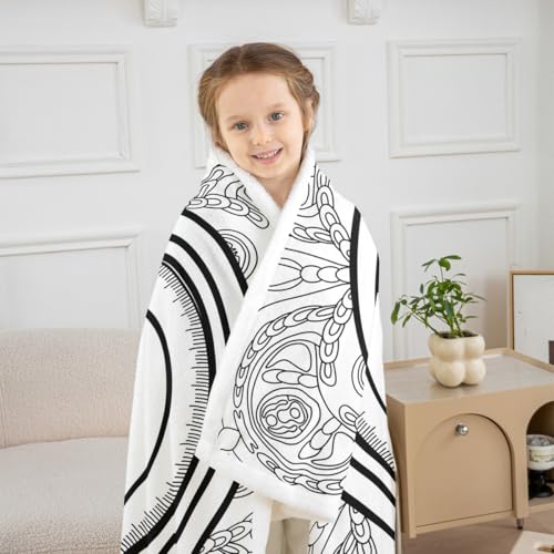 Image of Feelyou Nautical Fleece Throw Blanket Vintage Compass Sherpa Blanket Ocean Adventure Plush Blanket Sea Fuzzy Blanket Throw 40 inchx50 inch