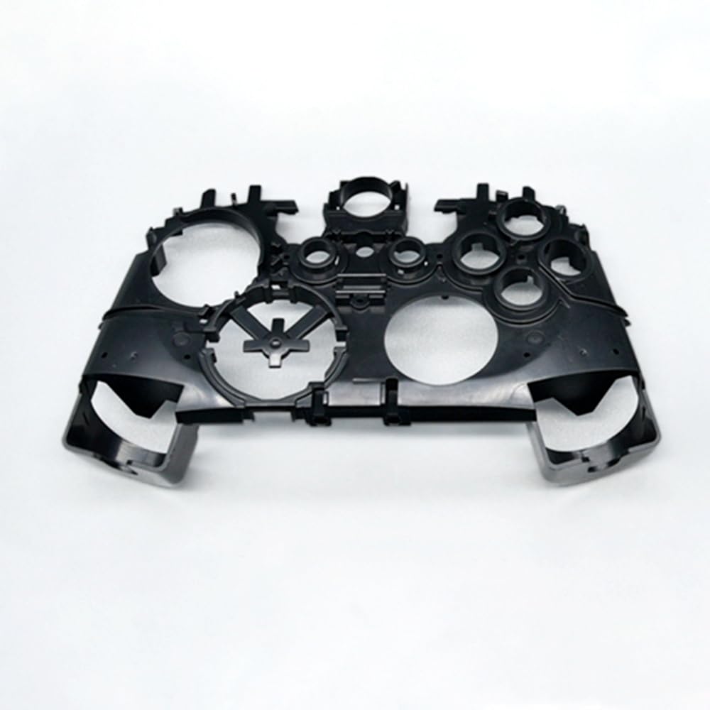 Guscio Completo di Ricambio per Xbox One Elite Controller Serie 1 - Kit di Conchiglie Include Copertura Telaio Centrale Guide Laterali Pulsanti ABXY Paraurti LB RB Accessori (Nero)