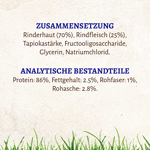 8in1 Delights Beef Twisted Sticks - gesunde Kaustangen für sensible Hunde, hochwertiges Rindfleisch eingewickelt in Rinderhaut, 35 Stück