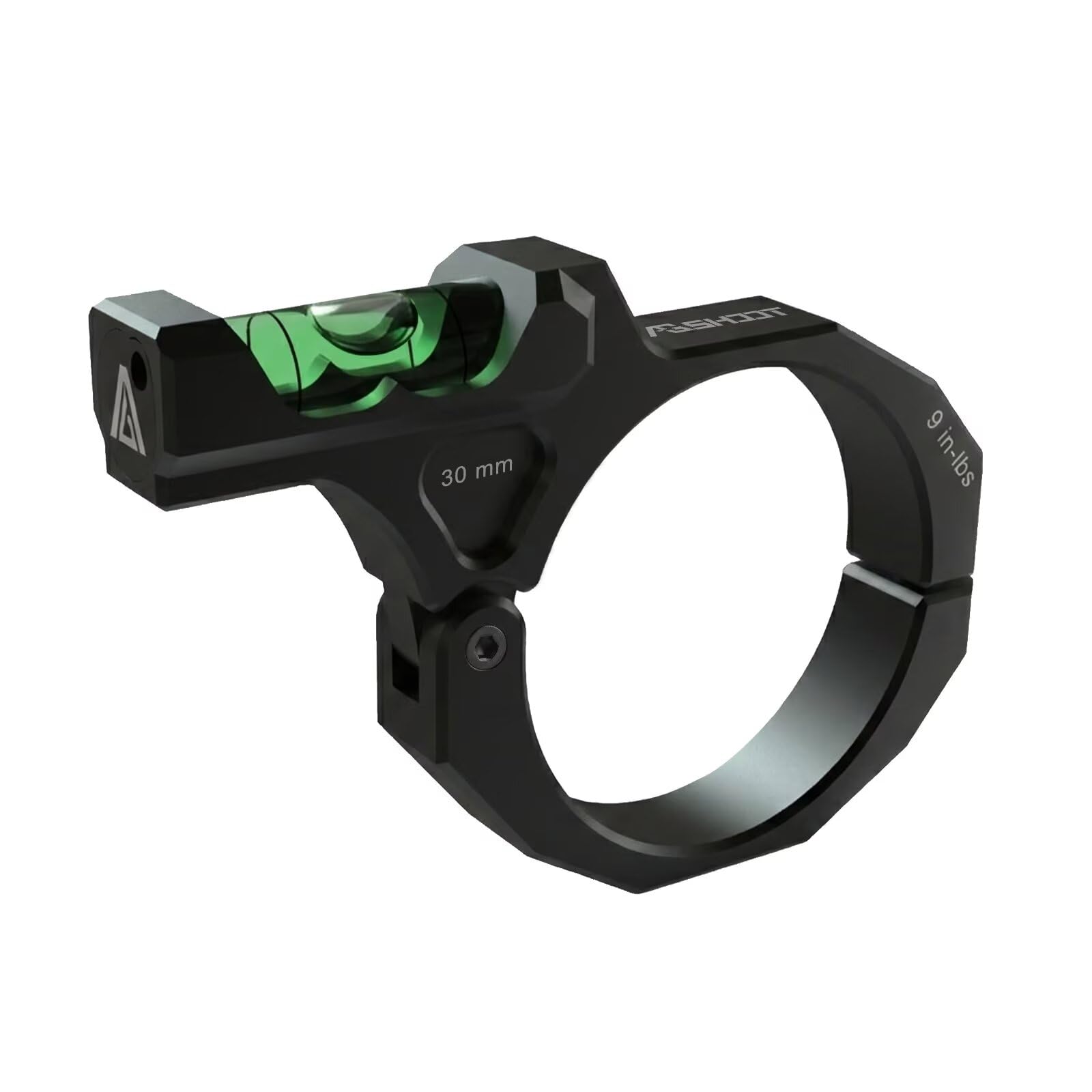 Livella a Bolla di Precisione AGSHOOT per Cannocchiale, Anti-Cant per Tiro a Lunga Distanza e Competizione | Tubo da 30 mm