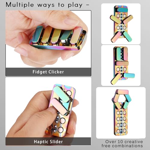Fidget Toys for Adults, Metal Fidget Clicker with Adjustable Noise Level - image 6