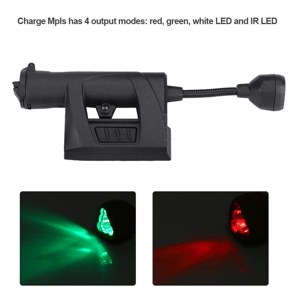 Luce Tattica Per Casco Militare SBGJMY - Leggera, Impermeabile IP67 Con Modalità Visibile/IR E Strobe - Foto 5