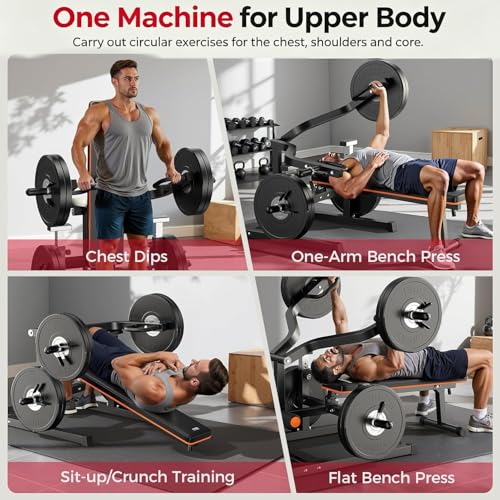 FEIERDUN Chest Press Machine, 1250 LB Adjustable Bench Press - image 8