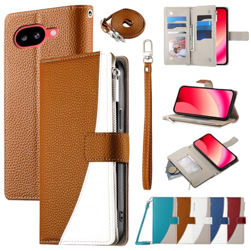 Kitzomi �Ή� Pixel 10a �P�[�X �蒠�^ �V�����_�[ ���|�� �J�[�h���[ ���z�^ PU���U�[ ���u���X�^���h�@�\ �O�[�O���s�N�Z�� 10a�p �g�уJ�o�[ �X�g���b�v�t�� �z���̋@�\ �S�ʕی� �ϏՌ� Pixel 10a �X�}�z�P�[�X [�u��