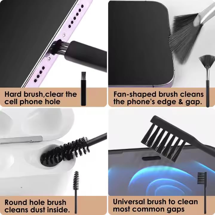 Image of 18-in-1 Multi-Functional Smart Cleaning Kit Tool Set, Electronic Gadget Cleaning Tool Kit for All Smartphones,Tablet,Computer,Laptops,Keywords,Earphones and Card Remover (18-in-1 Cleaning KIT)