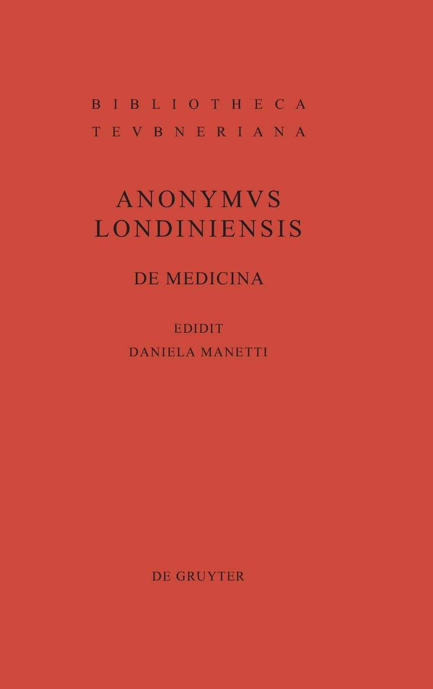 De medicina (Bibliotheca scriptorum Graecorum et Romanorum Teubneriana) (Ancient Greek Edition)