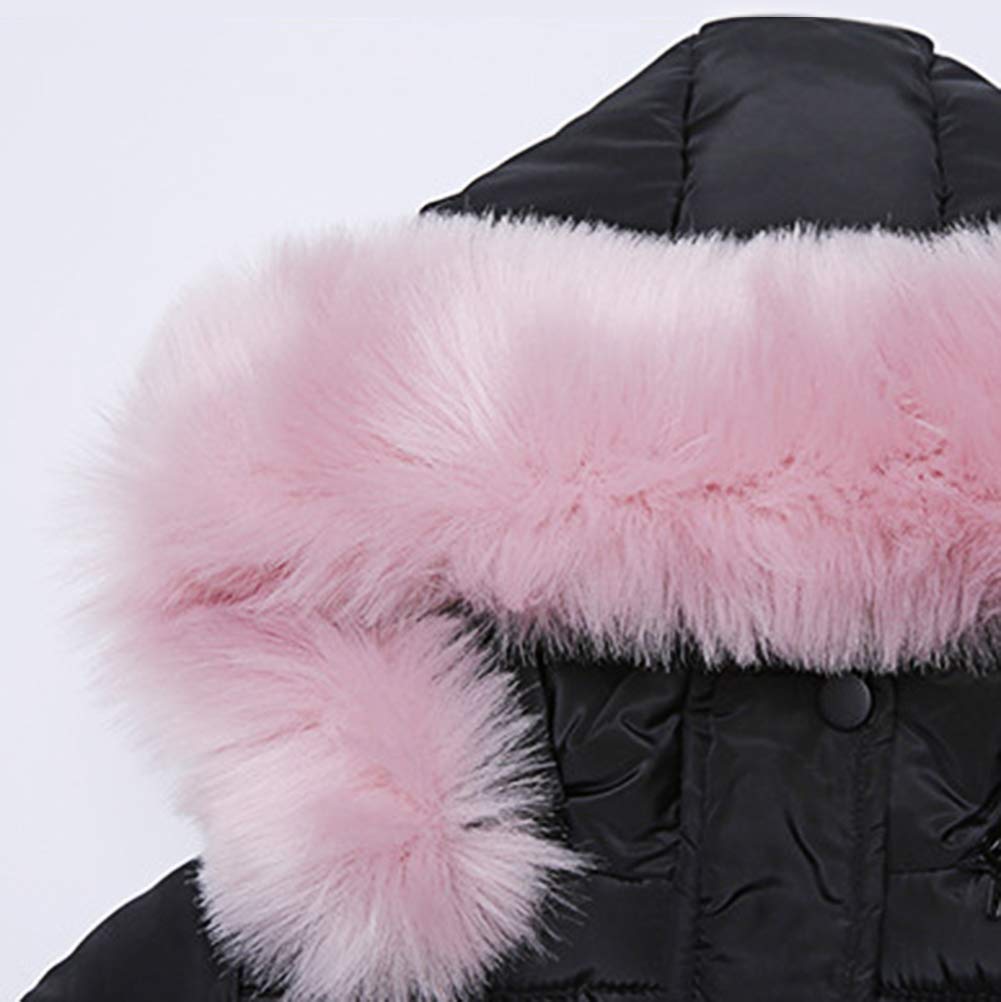 Cappotto invernale da ragazza giacca piumino autunno inverno cappotto con cappuccio caldo per bambini parka outerwear lungo capispalla giacca per bambini