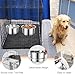 Hundekäfig-Wassernapf,Hundekistennapf - Hundebox Aus Edelstahl Zum Aufhängen Von Wasser- Und Futternäpfen - Hundenäpfe Für Trocken- Und Nassfutter Für Zwinger, Käfige Und Mehr, Zubehör