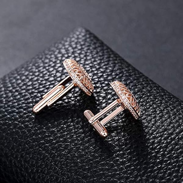 Manschettknappar Mode Charm Manschettknappar Klassiska män Strass Fyrkantig manschettknapp Skjorta Business Manschettknapp Present (Färg: B) (A)