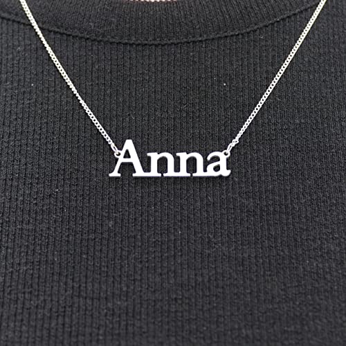 Solid 925 Sterling Silver Personalised Custom Name Necklace - Image 8