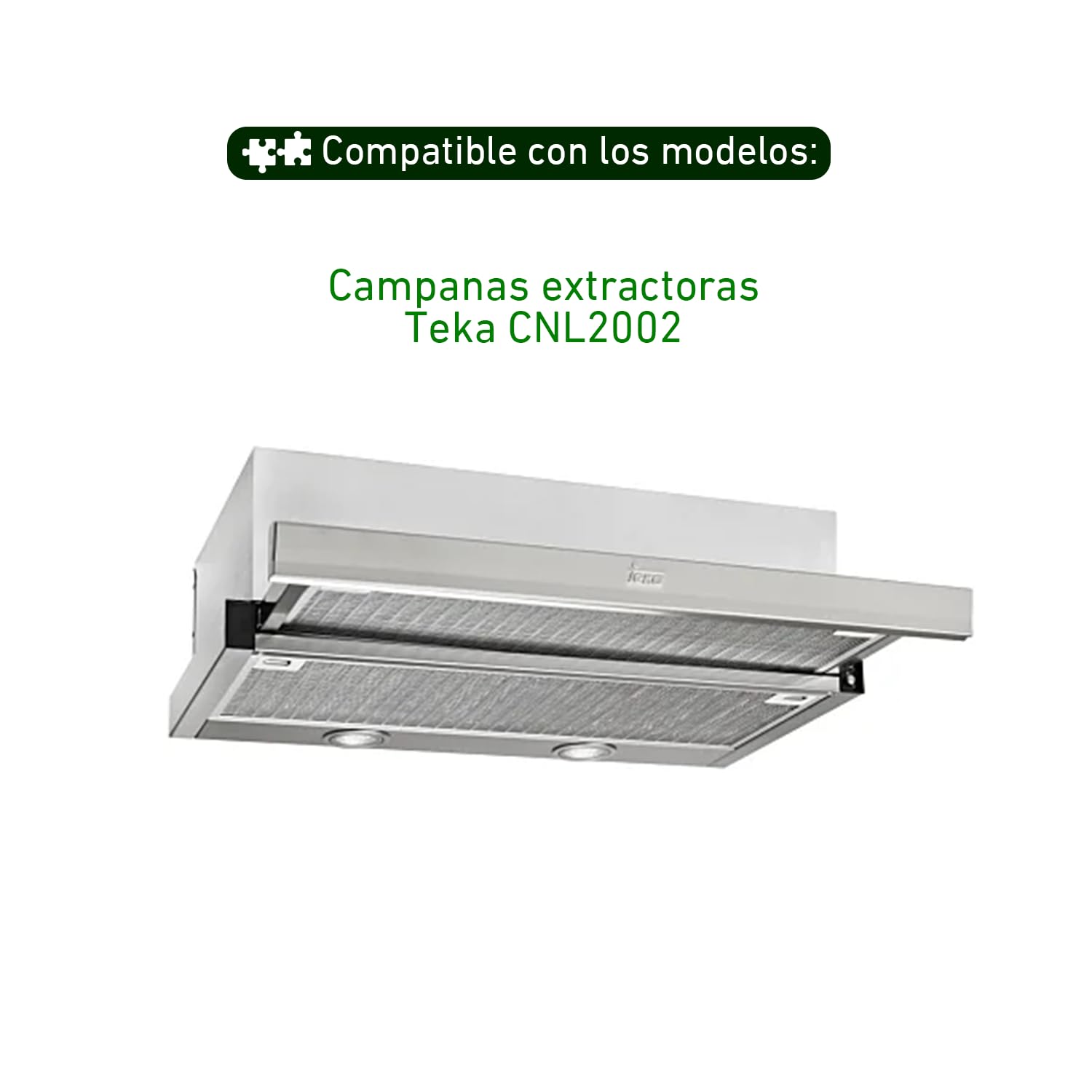 ELECTROTODO Conjunto de Filtros Compatibles con Campana Extractora TEKA CNL2002 (61836020, 61836021)