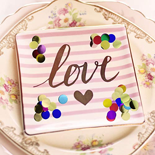 Multicolor Sparkling Round Dot Confetti 100 Grams Vintage Metallic Glitter Foil Circle Confetti For Party Table Scatter Wedding Festival Diy Decoration #TOP6