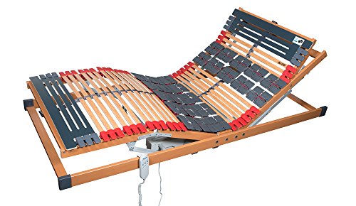FMP Matratzenmanufaktur 7 Zonen Teller Lattenrost Rhodos EL Komfort - Kopf- und Fußteil elektrisch verstellbar 2 Tellerzonen Lattenroste 140x200 cm – Bild 3
