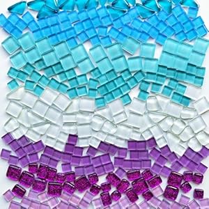 Aonuoao MSK02 Kristallglas-Mosaikfliesen 500g