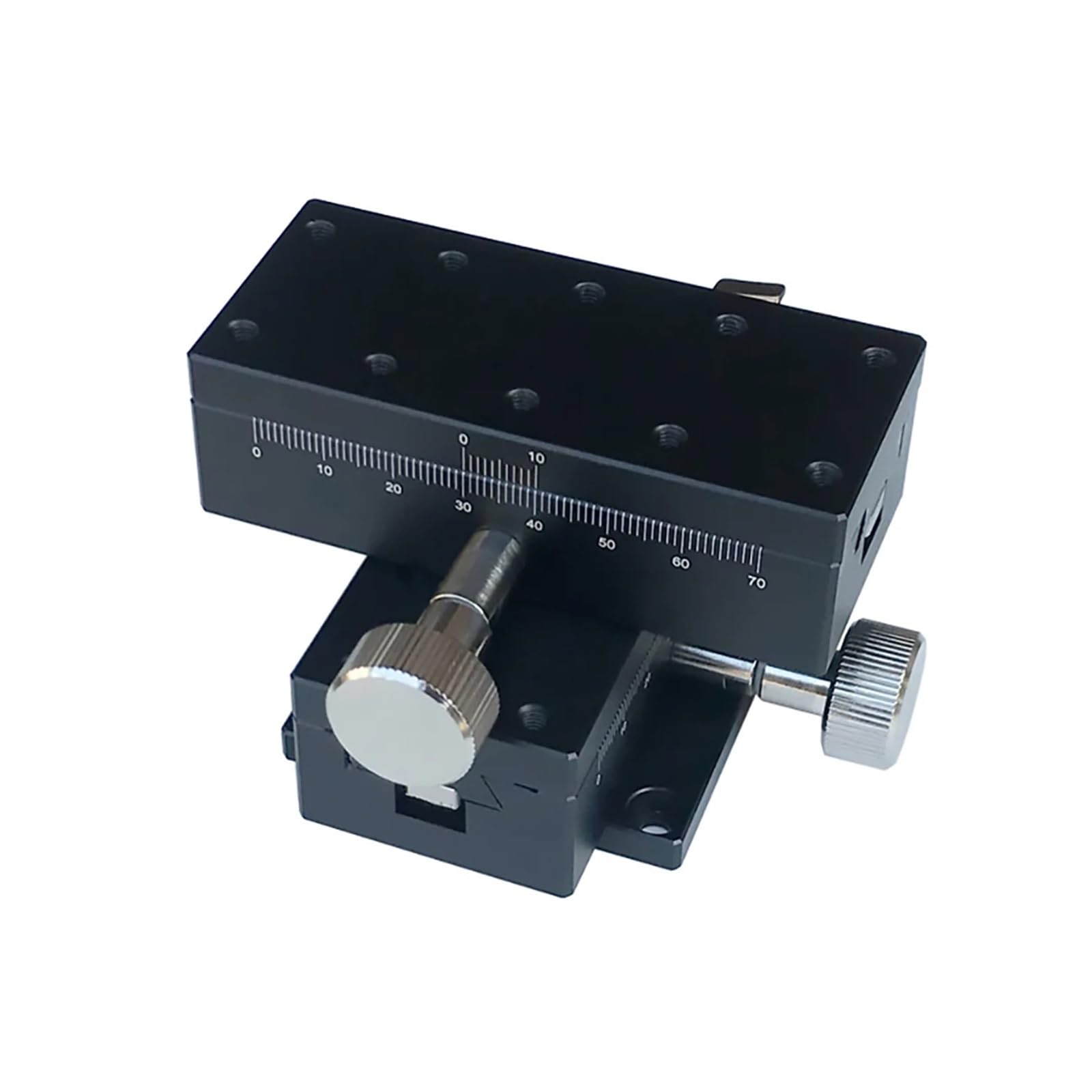 MYXJGNAIY XY Axis LWY4090 40 * 90MM, Dovetail Groove Sliding Table, Manual Shift Platform, Gear Knob Adjust Slider Linear Guide
